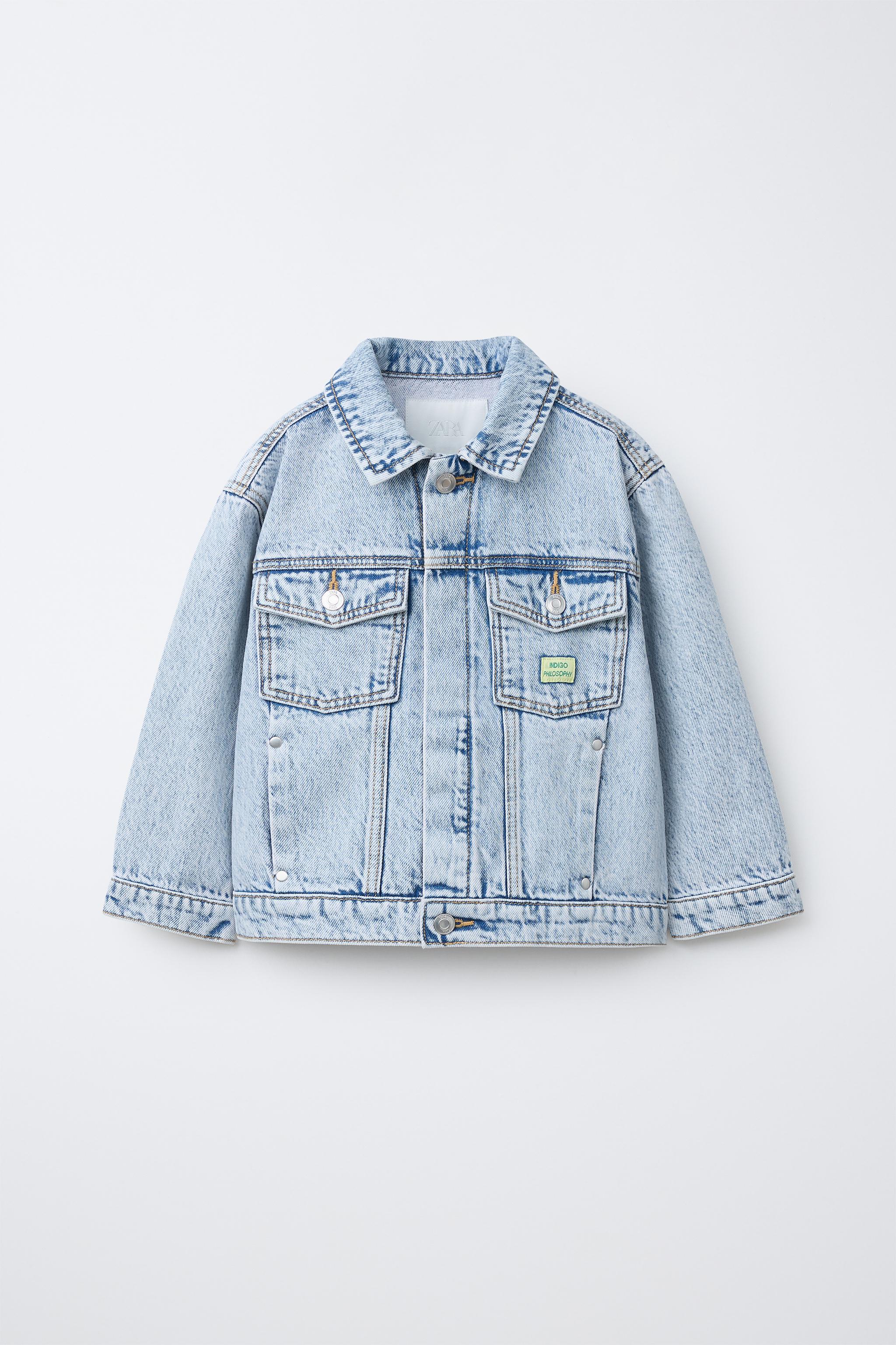 DENIM JACKET WITH LABEL